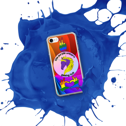 Purple Unicorn Pride iPhone® case 7,8,X, and SE