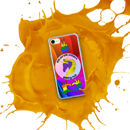 Purple Unicorn Pride iPhone® case 7,8,X, and SE