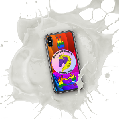 Purple Unicorn Pride iPhone® case 7,8,X, and SE