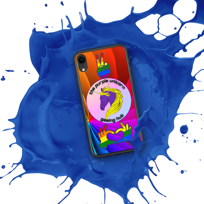 Purple Unicorn Pride iPhone® case 7,8,X, and SE