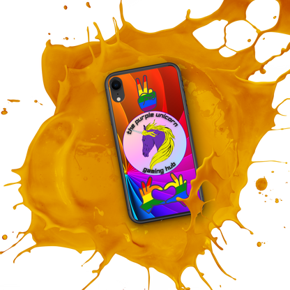 Purple Unicorn Pride iPhone® case 7,8,X, and SE