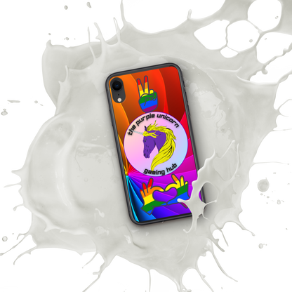 Purple Unicorn Pride iPhone® case 7,8,X, and SE