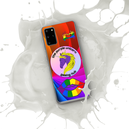 Purple Unicorn Pride Samsung® case for S20 and newer