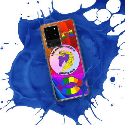 Purple Unicorn Pride Samsung® case for S20 and newer