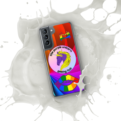 Purple Unicorn Pride Samsung® case for S20 and newer