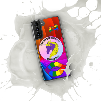 Purple Unicorn Pride Samsung® case for S20 and newer