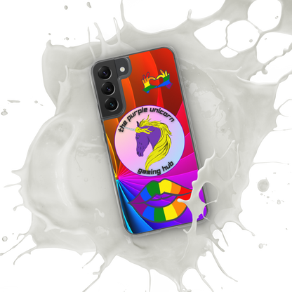 Purple Unicorn Pride Samsung® case for S20 and newer