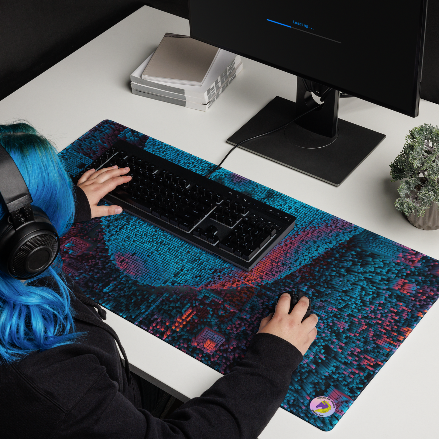 AI is Watching Gaming mouse pad