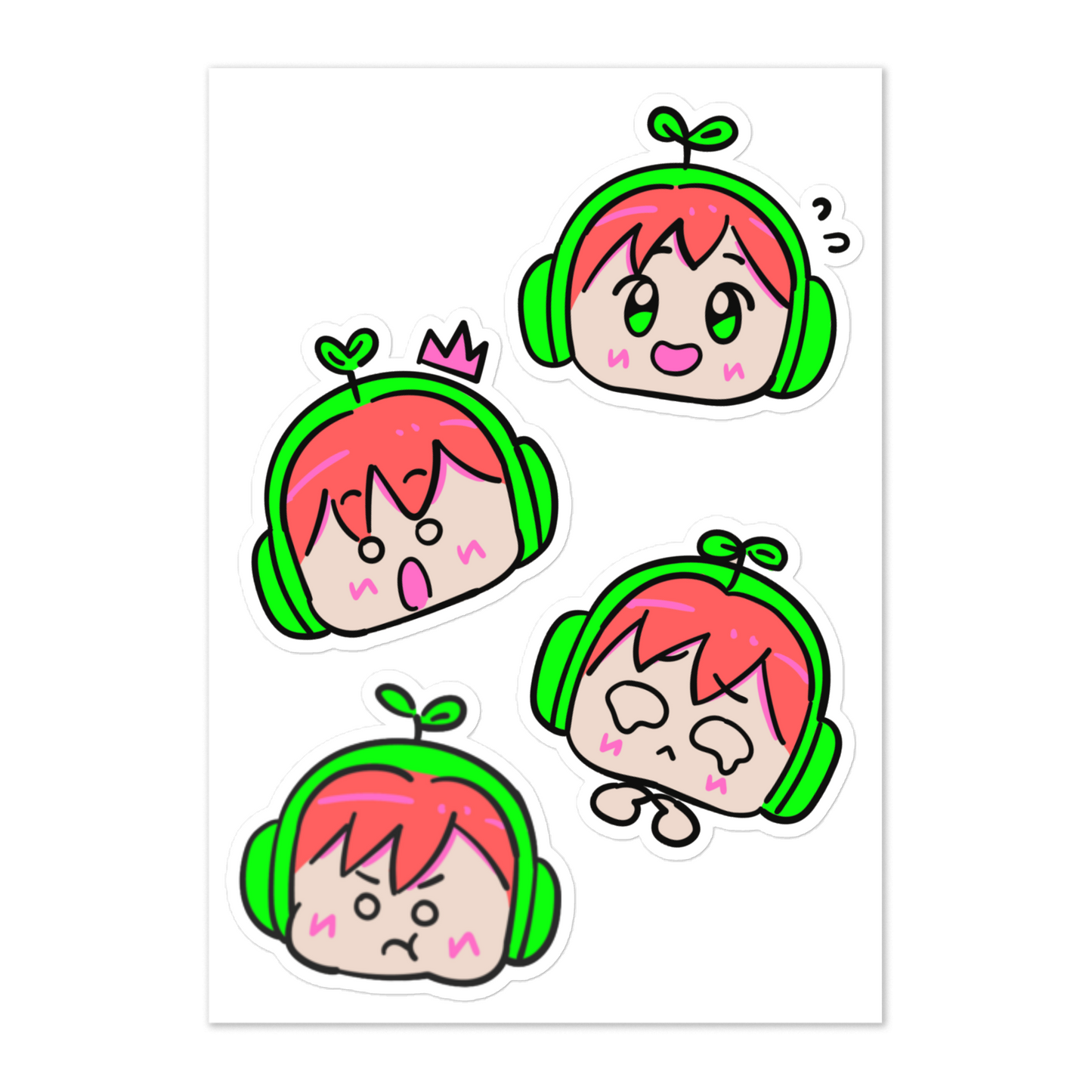 Gamer Boy Emote Stickers