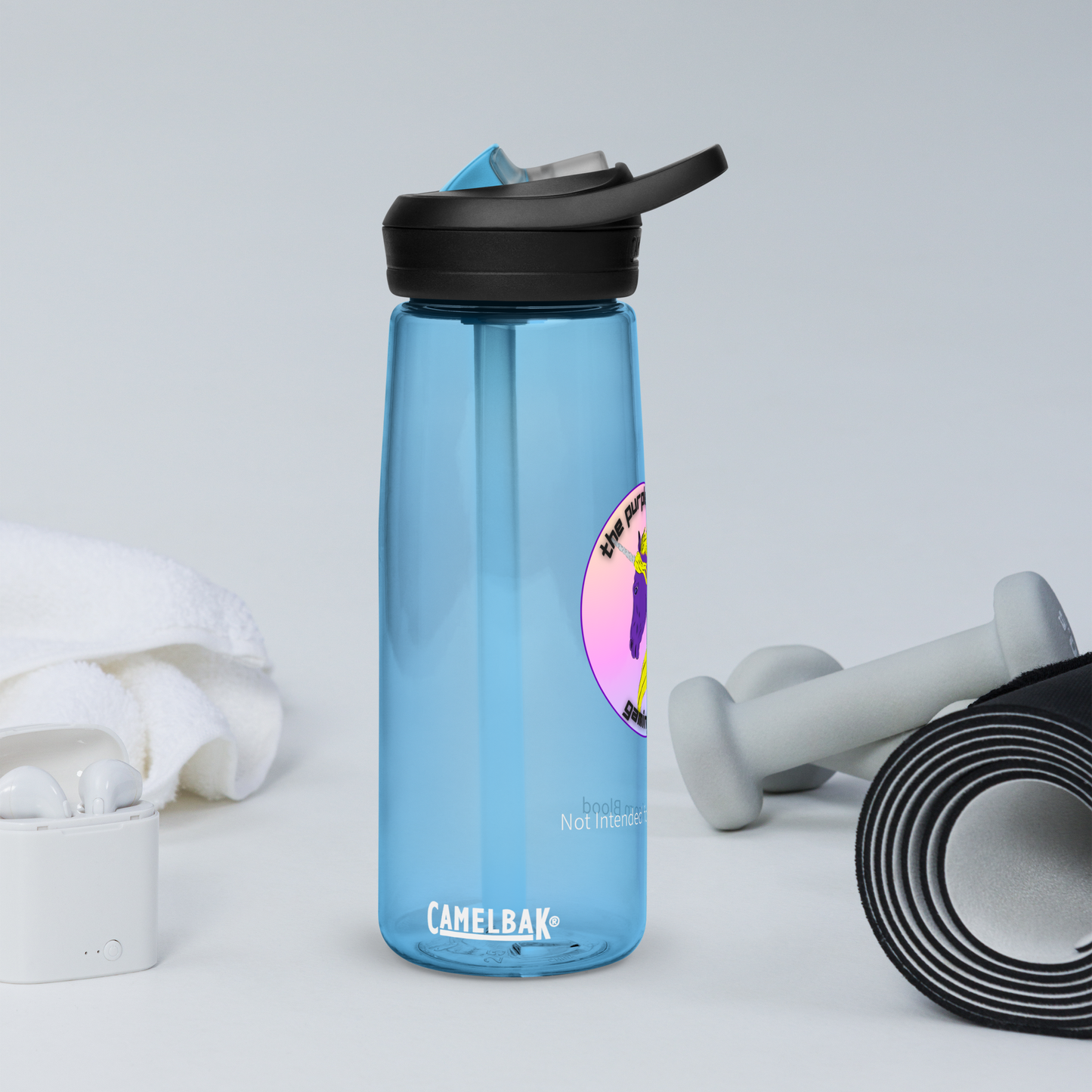 Purple Unicorn Sports Bottle