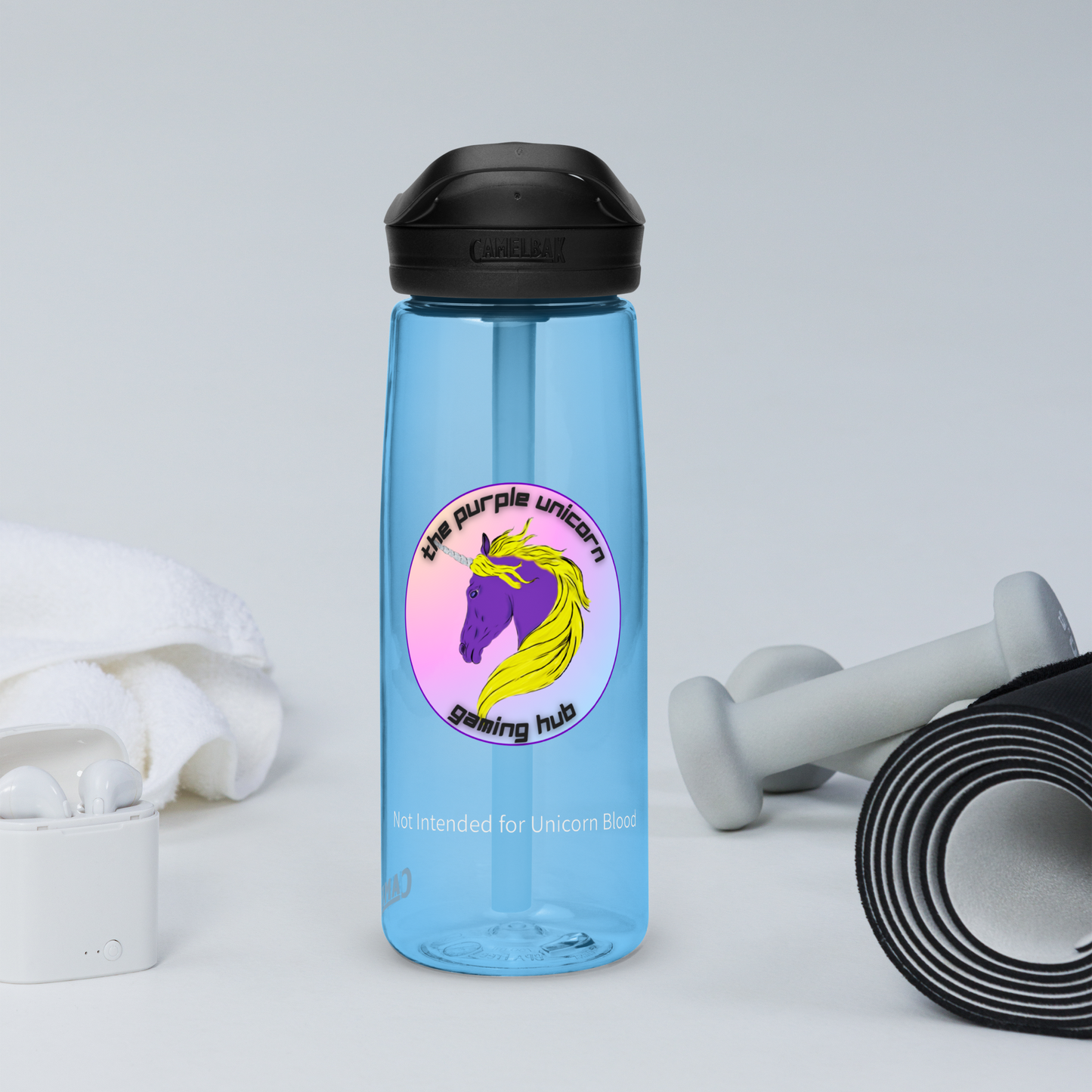 Purple Unicorn Sports Bottle