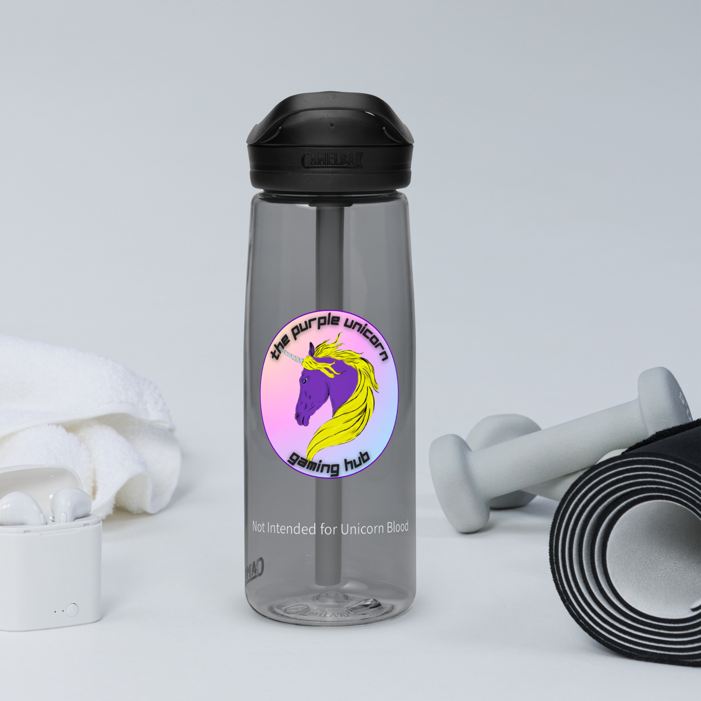 Purple Unicorn Sports Bottle