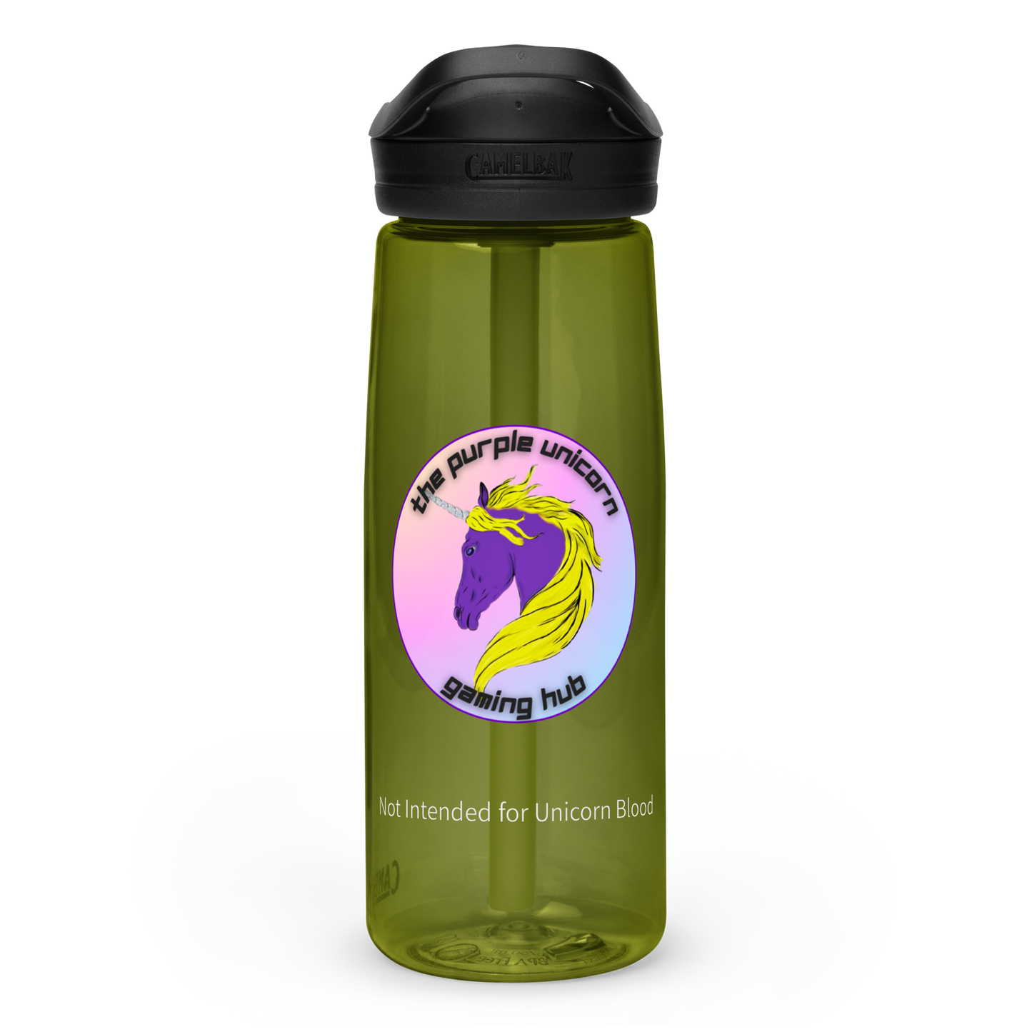 Purple Unicorn Sports Bottle