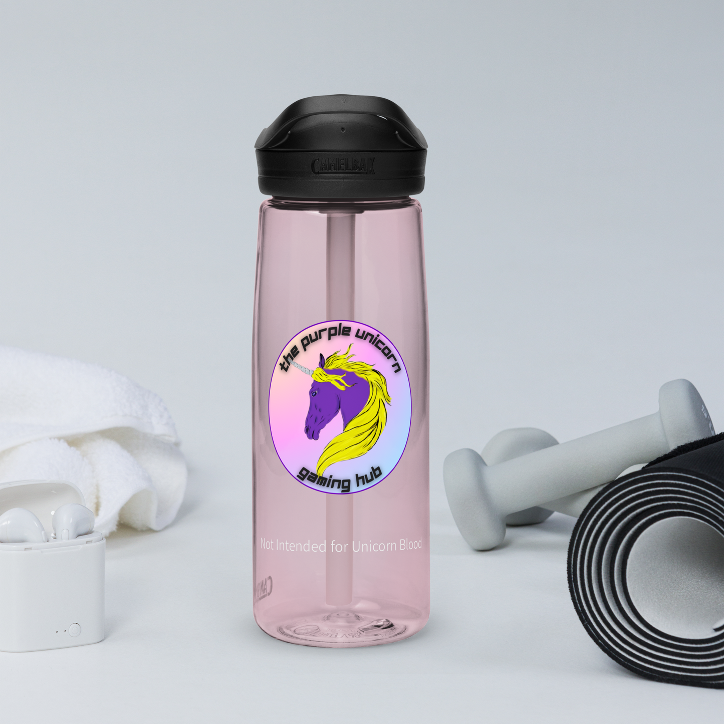 Purple Unicorn Sports Bottle