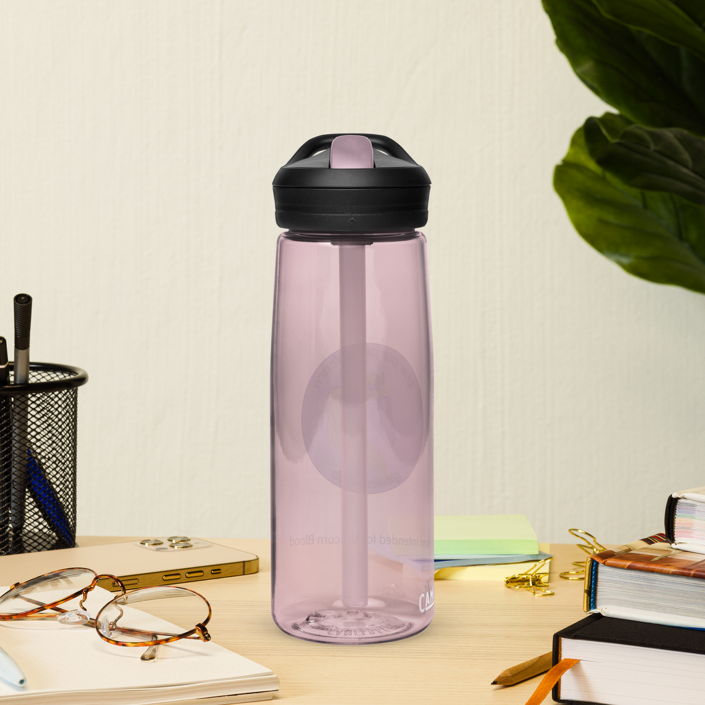 Purple Unicorn Sports Bottle