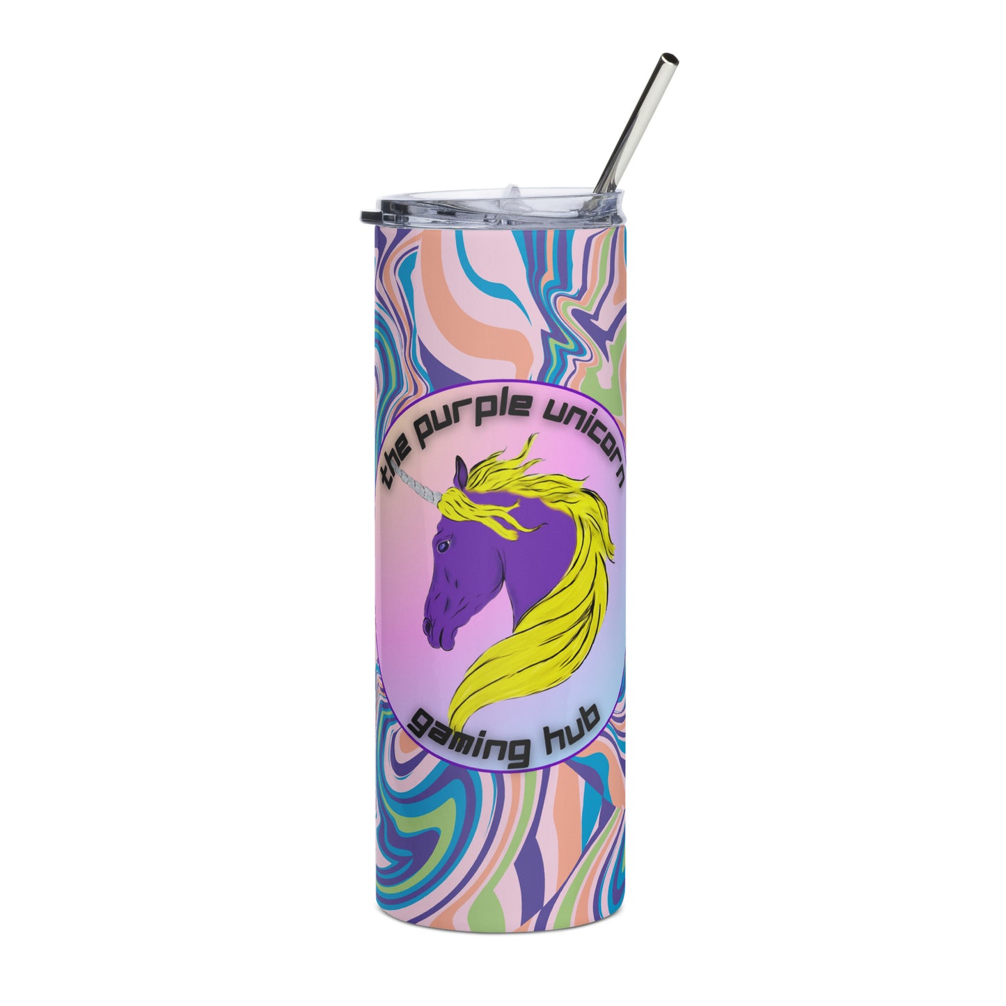 Purple Unicorn Stainless steel tumbler