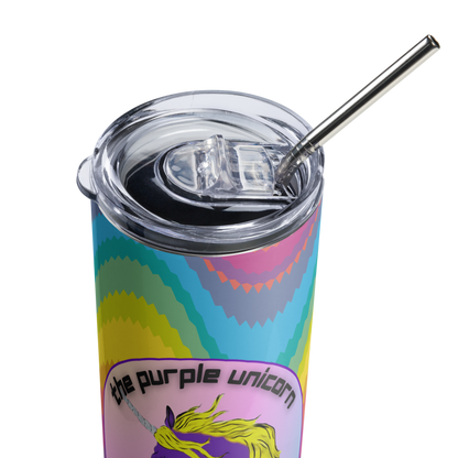 Purple Unicorn Pride Stainless steel tumbler