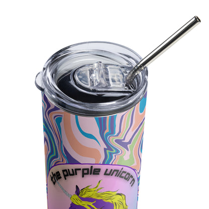 Purple Unicorn Stainless steel tumbler