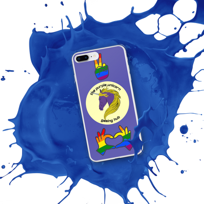 Purple Unicorn Pride iPhone® case 7,8,X, and SE