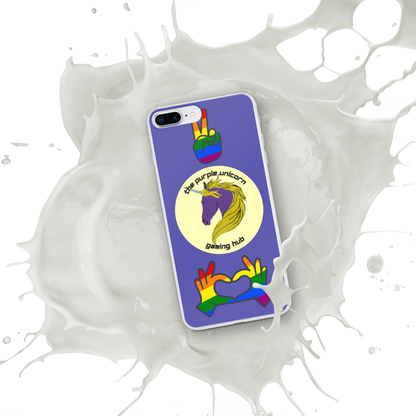 Purple Unicorn Pride iPhone® case 7,8,X, and SE