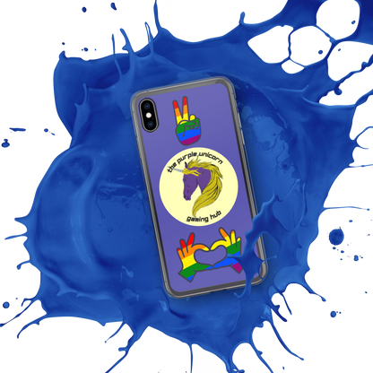 Purple Unicorn Pride iPhone® case 7,8,X, and SE