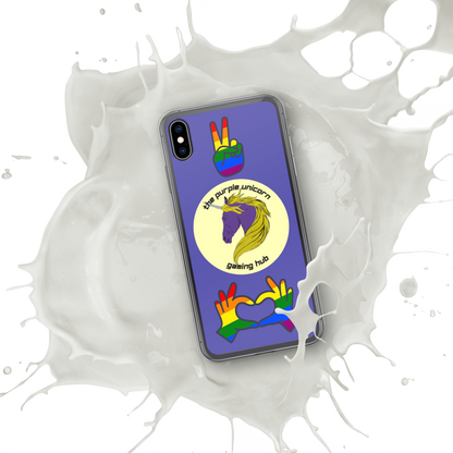 Purple Unicorn Pride iPhone® case 7,8,X, and SE