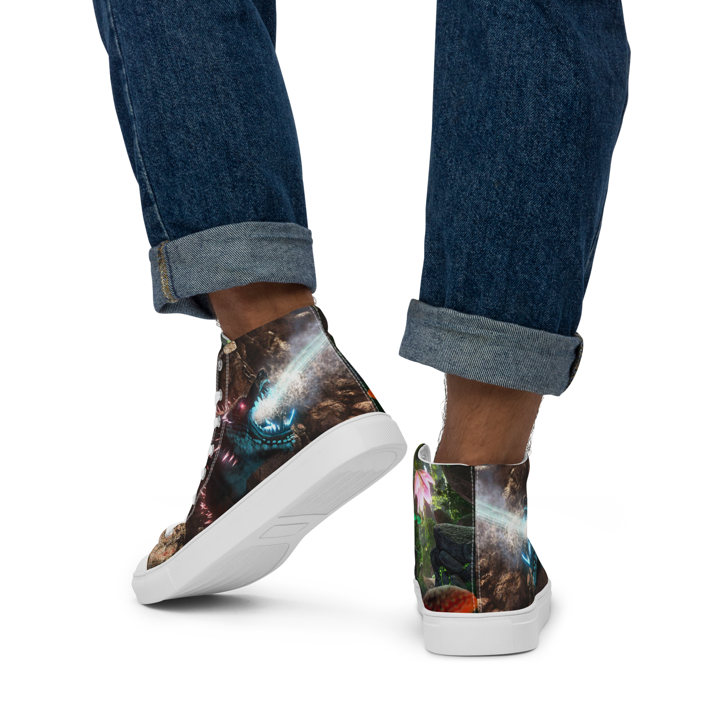 Men’s high top canvas shoes Fenrirsulfr