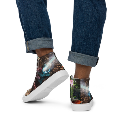 Men’s high top canvas shoes Fenrirsulfr