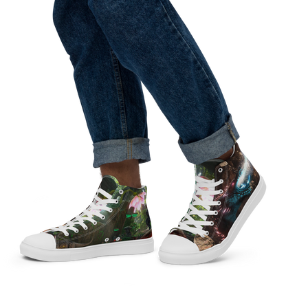 Men’s high top canvas shoes Fenrirsulfr