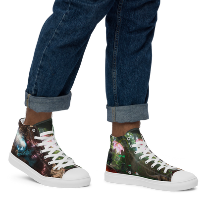 Men’s high top canvas shoes Fenrirsulfr