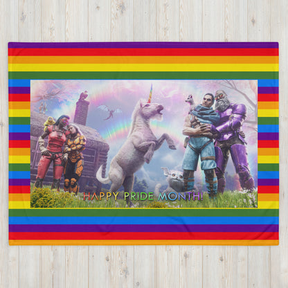 PRIDE Throw Blanket