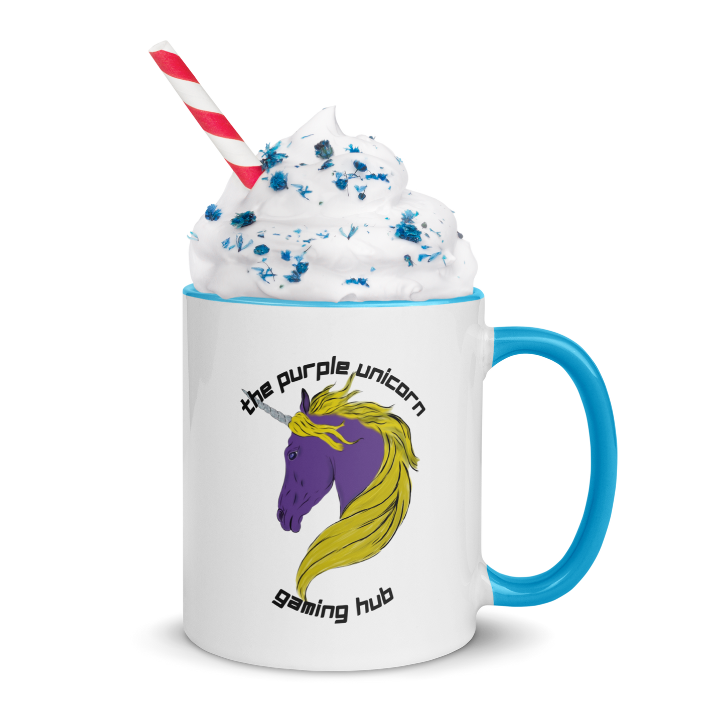 Purple Unicorn Mug(Colored)